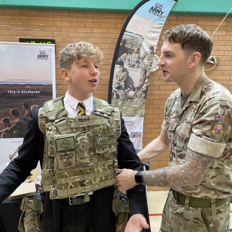 Bourne Careers Fair (12-10-21) Army