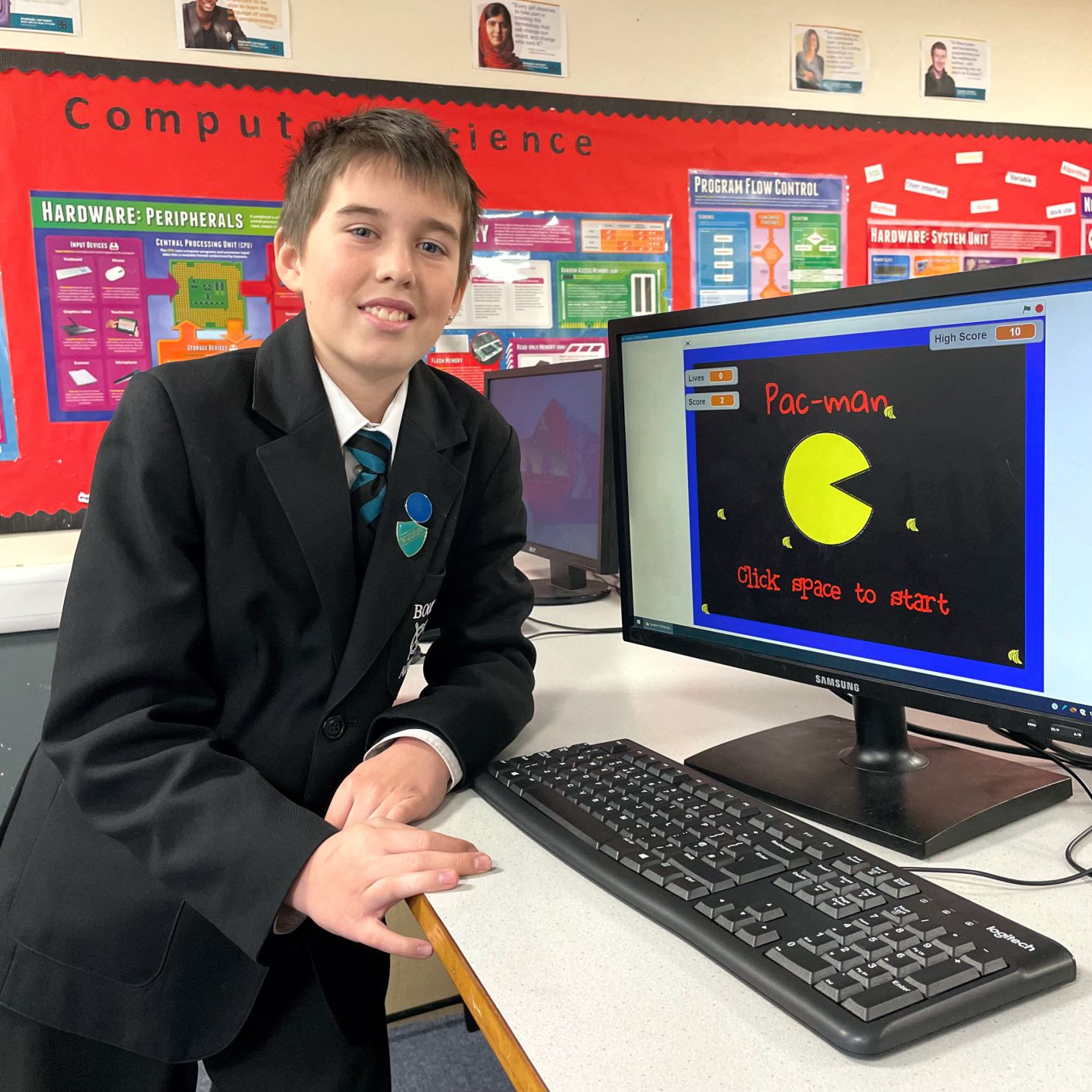 Emulating the Pacman arcade game from Scratch – Bourne Academy